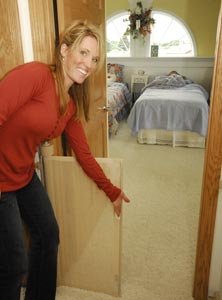 Smart Retract Retract-A-Gate 72" Black - Original Made in USA Retractable Baby, Dog & Cat Gate, Metal Construction, Model 72B