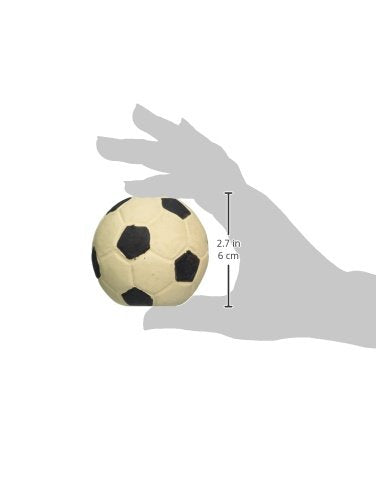 Amazing Pet Products Latex Dog Toy, 2.75-Inch, Soccer Ball
