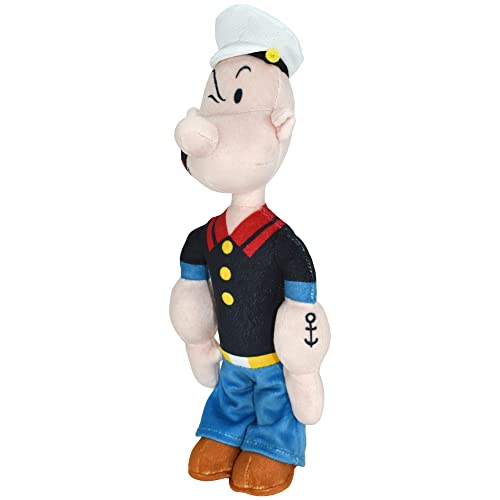 Multipet Popeye Dog Plush Toy - Toys For Dogs All Age - Extra Soft Plush Dog Toy - Stuffed Dog Toy For Cuddling & Playing - Cute & Tough Pet Toy (11')