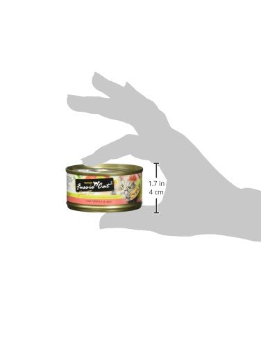 Fussie Cat Premium Tuna In Aspic Grain-Free Wet Cat Food 2.82oz, case of 24
