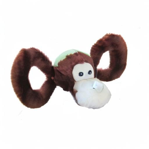 Jolly Pets Jolly Tug-A-Mal Monkey Tug/Squeak Toy, Large