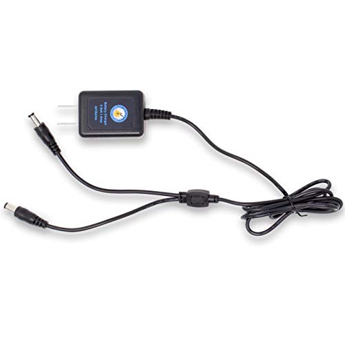 Educator Charger-300/400 Dual Lead Charger For Series 300 And 400 Training Collars With Round Charging Ports, Black