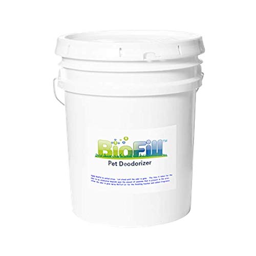 BioFill Pet Deodorizer Granular Infill for Artificial Grass Turf, All Natural Dog Urine Neutralizer, Outdoor Use, 5 Gallon Pail