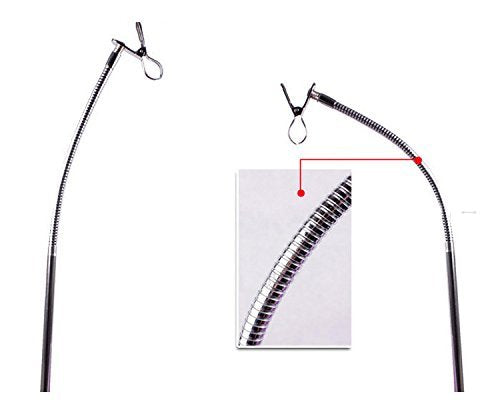 Sudatek Heavy Duty Dog Pet Grooming Table Hair Dryer Stand Hose Tube Holder Hands-Free Stainless Steel Groomers Adjustable Third Arm With Clamp