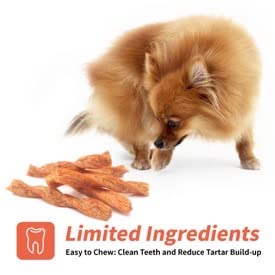 LuvChew Chicken Dog Chew Twist Sticks, Puffed Human Grade Chicken Dog Treat Sticks, Rawhide Alternative, Easy to Digest 20pcs/Pa