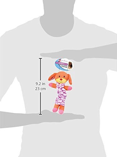 Ethical Pet Lil Spots Plush Bungee Toys for Small Dogs and Puppies, 9-Inch, Assorted