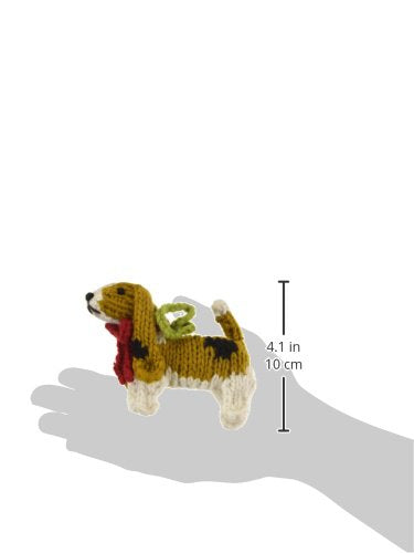 Chilly Dog Basset Hound Dog Ornament