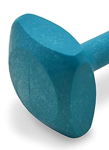 J&J Dog Supplies Obendience Retrieving Dumbell With 2' Ends, 2' Wide Bit And 9/16' Diameter Bit, Teal, X-Small