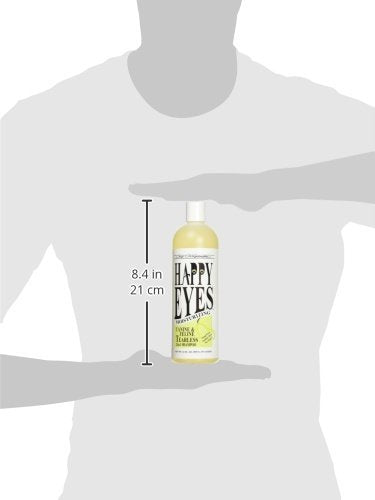 Chris Christensen Happy Eyes Ultra Concentrated Tearless Dog Shampoo And Conditioner, Makes Up To 5 Bottles, Groom Like A Professional, Hypo-Allergenic, No Tears, All Coat Types, Made In Usa, 16 Oz