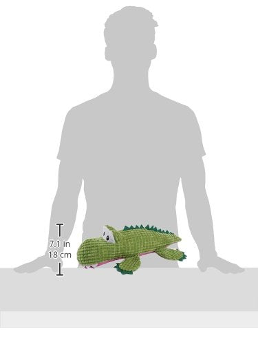 Zanies Corduroy Crocodile Dog Toys, Small