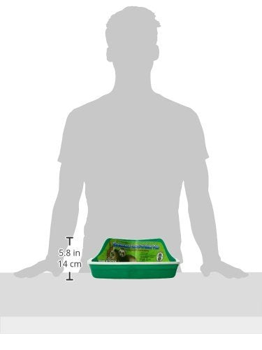 Ware Manufacturing Plastic Scatterless Lock-N-Litter Bigger Pet Pan, Jumbo - Colors May Vary