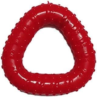 Furbies Knot Ball Natural Rubber Triangle Dog Chew Toy, Puppy Teething Toy, Interactive NonToxic Natural Rubber Dental Chew Bit