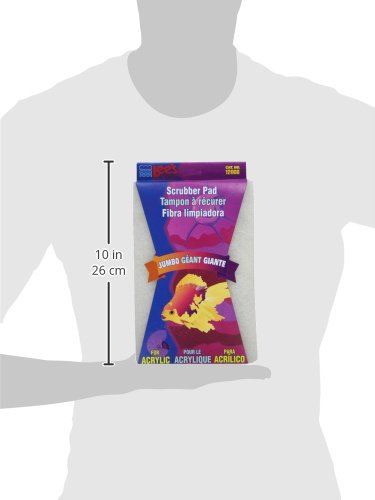 Lee'S Pet Products Ale12008 Xl Fine Acrylic Algae Scrubber Pad For Aquarium