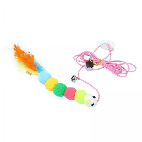 Ujeavette 2Xfunny Cat Teaser Toy Bug Playing Exercise Catcher Kitten Interactive Toys