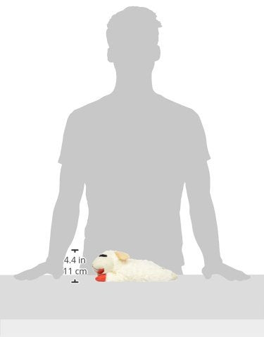Multipet Lambchop Plush Dog Toy 10' With Squeaker Type:Lambchop Size:Pack Of 2, For All Breed Sizes