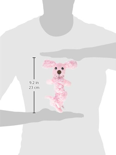 Grriggles Baby Bark Bungee Pup Toy, Pink Small