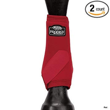 Weaver Leather Prodigy Athletic Boots , Red, Large