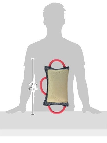 Dean & Tyler Pro Bite Pad French Linen Material With Leather, 13 By 8-1/2-Inch