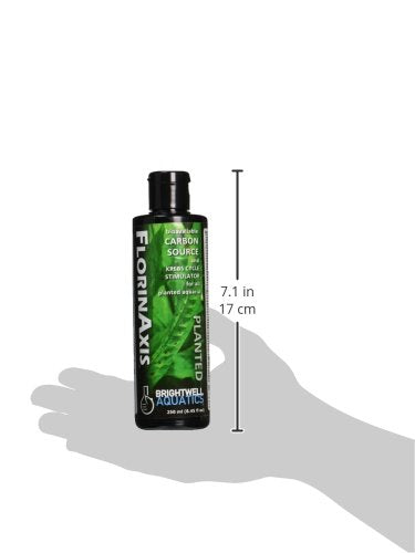Brightwell Aquatics Florinaxis - Carbon Source & Krebs Cycle Stimulator For All Planted Aquaria, 250 Ml, Green