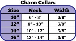 Mirage Pet Products 1 And 3 Heart Blue Pet Collars With Clear Hearts, 1 Heart, Size 10