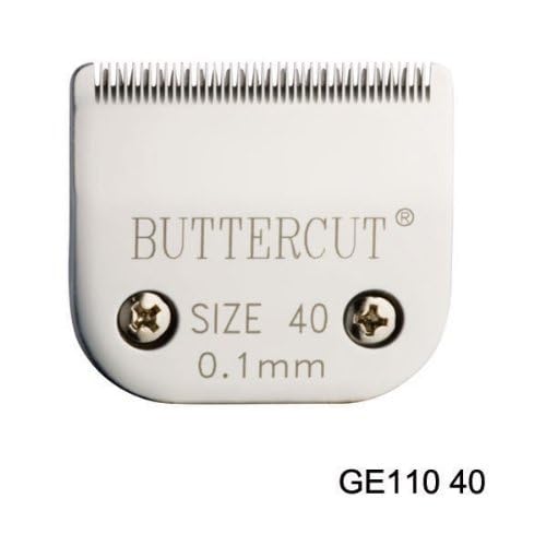 Geib Buttercut Stainless Steel Dog Clipper Blade, Size-5F, 1/4-Inch Cut Length,Red