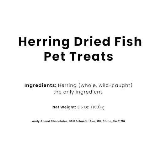 green paws Gluten Free Herring Dog Treats – High Protein, Wild-Caught Fish – 3.5 oz for Dogs & Cats
