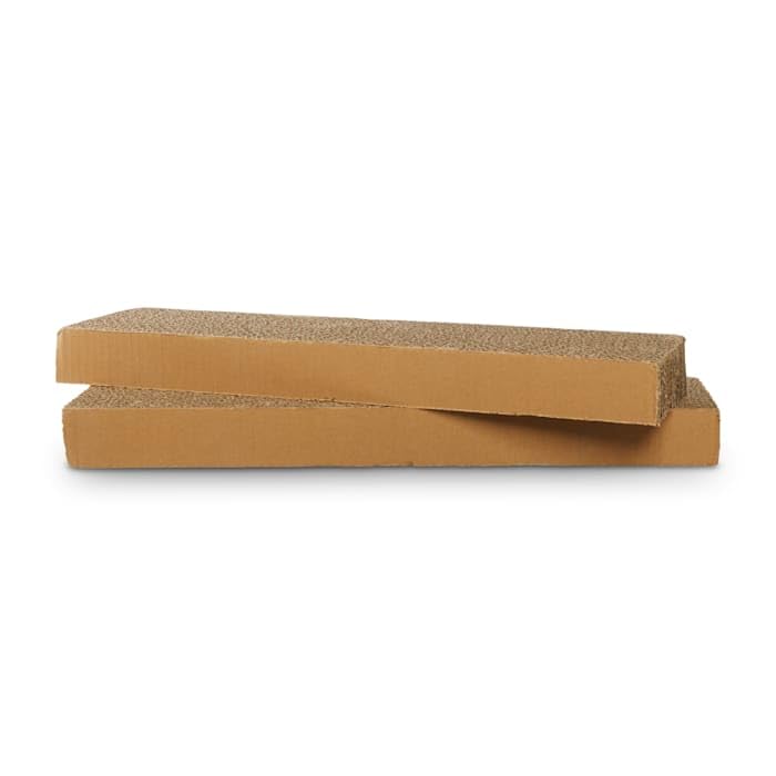 Everyyay Scratchin' The Surface Single-Wide Cardboard Refills For Cat Scratchers, 18.5' L X 4.5' W X 1.75' H, Pack Of 2