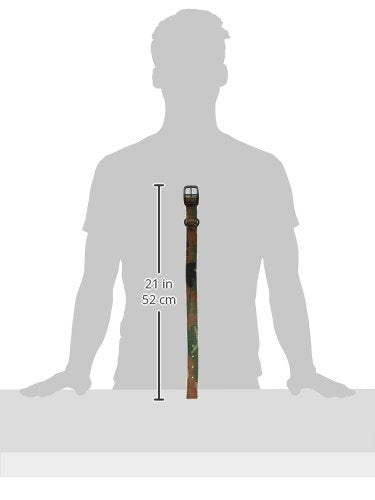 Hamilton Double Thick Nylon Sports Dog Collar, 1 by 20-Inch, Camouflage