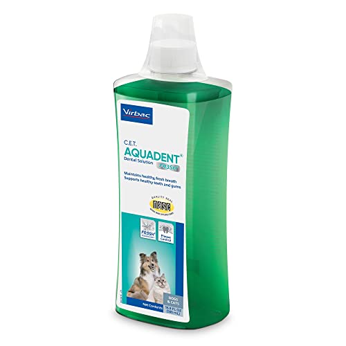 Virbac C.E.T. Aquadent Dental Solution for Dogs and Cats (500 ml)