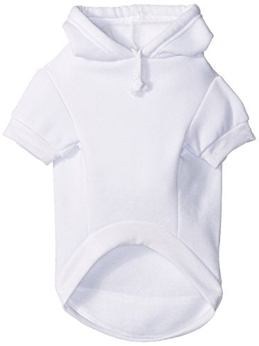 Mirage Pet Products 14-Inch Peace, Love and Candy Canes Hoodies, Large, Cream