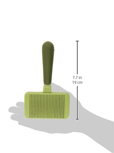 Coastal Pet Safari Dog Self-Cleaning Slicker Brush - Dog Deshedding Brush - Prevents Mats And Tangled Hair - For Dogs With Short Or Long Hair - Medium - 4.25' X 4.06'