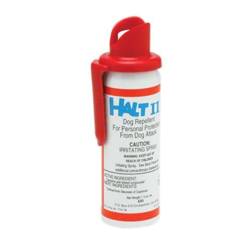 Halt II Dog Repellent Spray Repeller 1.5 oz Personal Protector Stop Agressive Dog Attack