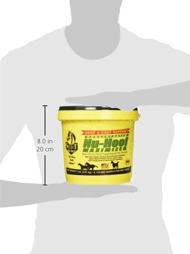 RICHDEL 784299390508 Nu-Hoof Maximizer Hoof & Coat Support for Horses, 5 lb