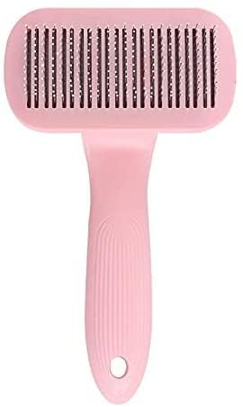 Gra8 Pet Dog Grooming Comb Dog Cats Grooming Fur Cleaning Tool Massage Tool, SelfCleaning Slicker Brush(1 Pcs)