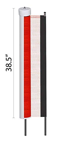Kidkusion Retractable Driveway Guard, Orange, 25 | Driveway Safety; Outdoor; Barrier; Adjustable