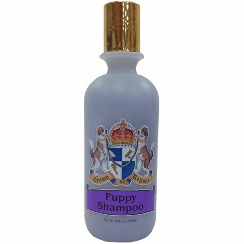 Crown Royale Puppy Shampoo, Mild, Non- Drying Shampoo, Gently Cleans, Safe For Puppies 6 Weeks Or Older, 8 Oz