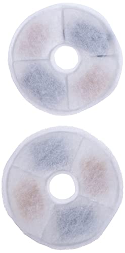 Catit Triple Action Replacement Original Water Fountain Filters, 2 Pack - Official Replacement Filters For Catit Cat Drinking Water Fountains