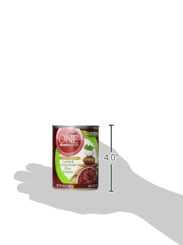 Purina ONE Plus Wet Puppy Food Classic Ground Healthy Puppy Lamb and Long Grain Rice Entree - (Pack of 12) 13 oz. Cans