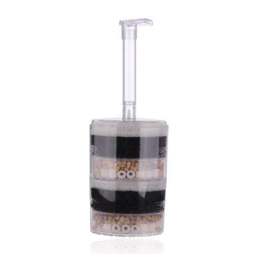 Water & Wood New 2 In 1 Underwater Air Driven Oxygen Releases Aquarium Fish Tank Pond Biochemical Stone Sponge Corner Filter