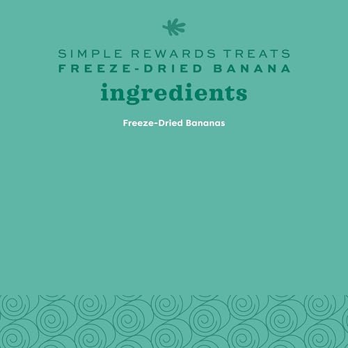 Oxbow Simple Rewards Freeze Dried Banana Treats for Rabbits, Guinea Pigs, Chinchillas, and Small Pets