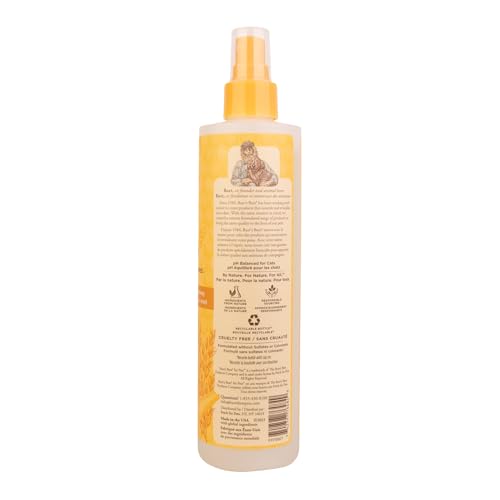 Burt'S Bees For Pets Cat Naturally Derived Dander Reducing Spray With Soothing Colloidal Oat Flour & Honey - Cruelty Free, Made