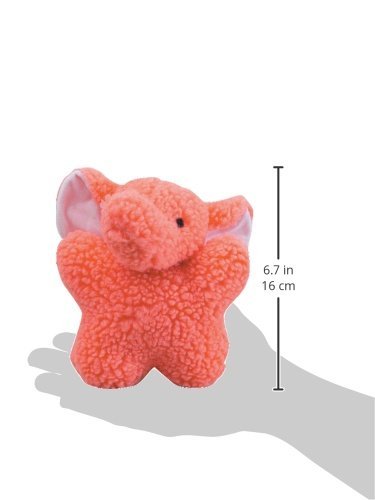 Zanies Cuddly Berber Baby Elephant Dog Toys, Pink 8-Inch