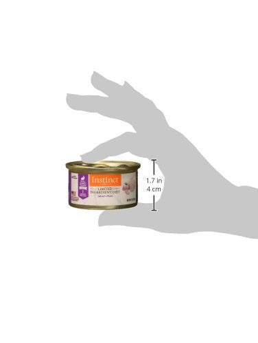 Instinct Limited Ingredient Diet, Natural Wet Cat Food, Grain Free Recipe - Real Rabbit, 3 oz. Cans (Pack of 24)