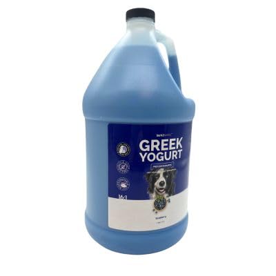 Bark2Basics Blueberry Greek Yogurt Shampoo, 1 Gallon - Protein Pet Shampoo, All Natural Ingredients, Restores Moisture, 16 To 1