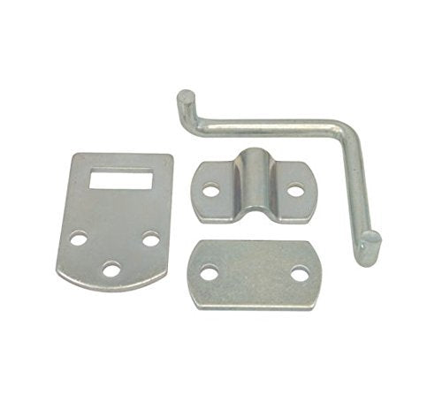 Boxer 4 Set Truck Corner Gate Latch Sets W/Bolts & Screws - Truck Stake Bed Latches Bracket Set For Utility Trailer, Stake Body Gates, Sheds, Wood, Trucks, & Trailers - Heavy Duty