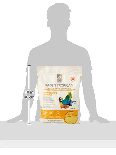 Hari Tropican Baby Bird Food - Complete Nutrition Hand-Feeding Formula, 11 lb Bag, Cream Color, Model B2262