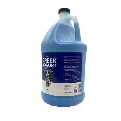 Bark2Basics Blueberry Greek Yogurt Shampoo, 1 Gallon - Protein Pet Shampoo, All Natural Ingredients, Restores Moisture, 16 To 1