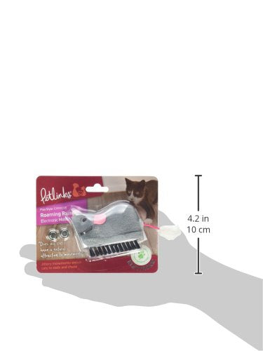 Petlinks Roaming Runner Mouse Electronic Motion Cat Toy, Battery Powered - Gray, One Size