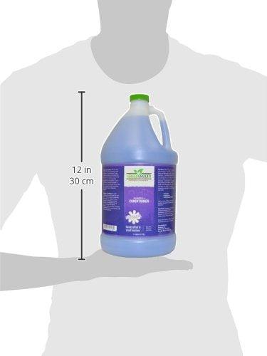 Green Groom Dog Shampoo Plus Conditioner, 1 Gallon | All Natural Ingredients, Detangles And Strengthens, Renews Moisture, 2 In 1