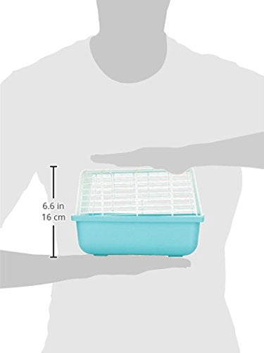 Prevue Pet Products Travel Cage for Birds and Small Animals, Blue (SP1304BLUE), 9.0&quot; L x 5.6&quot; W x 6.1&quot; H